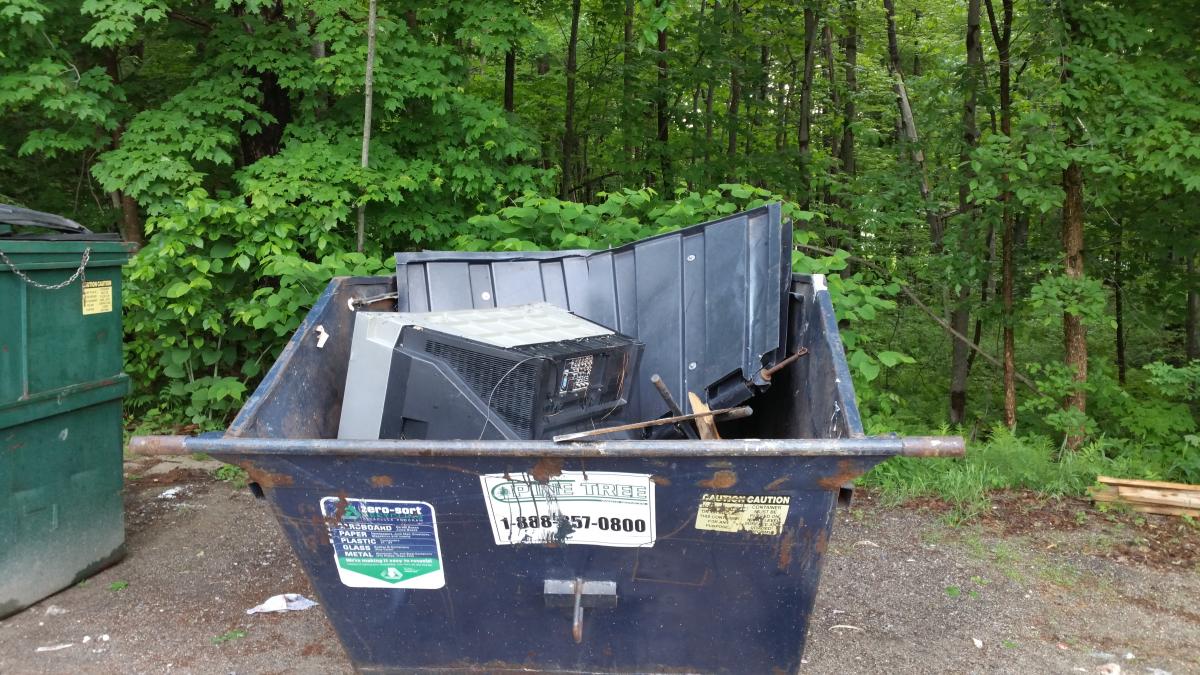 PUBLIC NOTICE Dumpsters to be removed from Town Office Town of