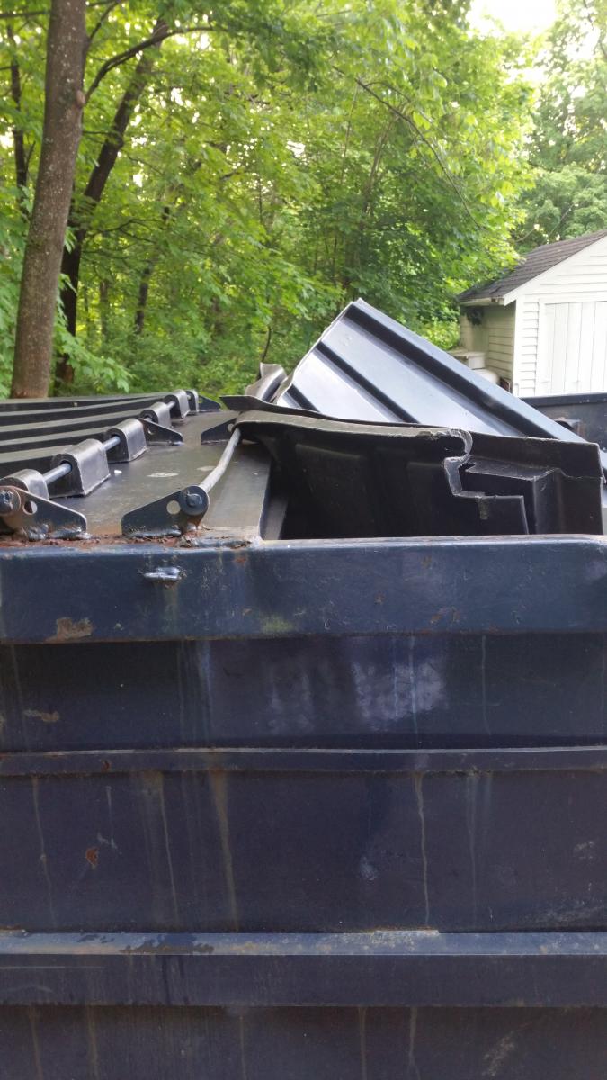 PUBLIC NOTICE Dumpsters to be removed from Town Office Town of